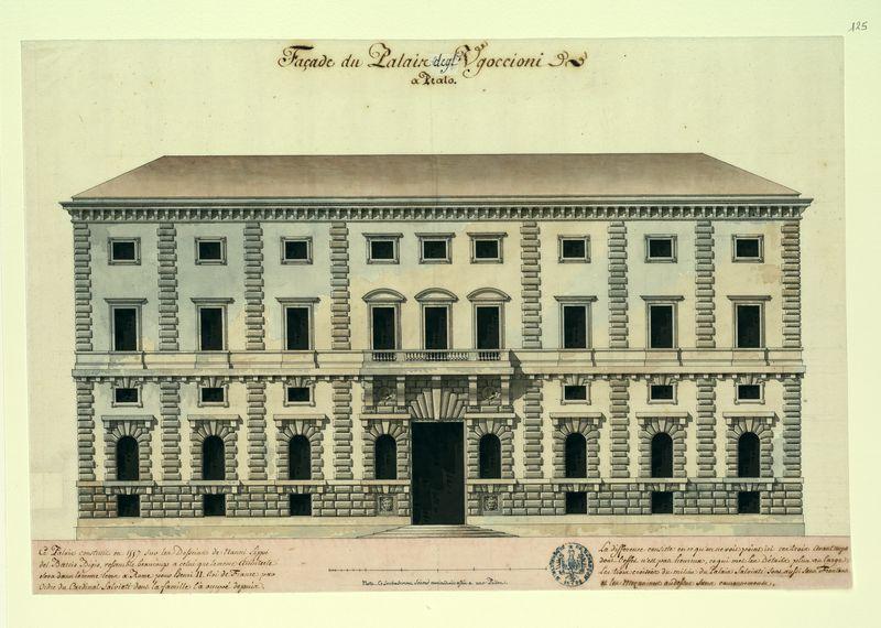 Façade du palais Ugoccioni à Prato_0