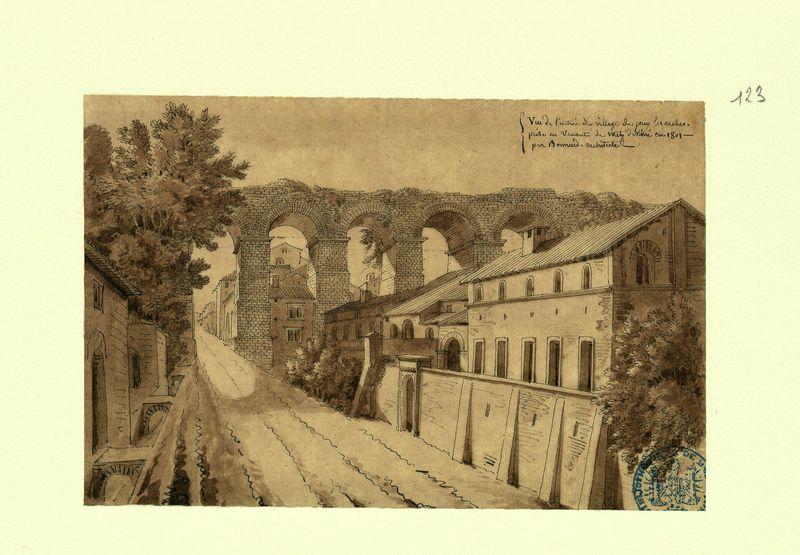 Aqueduc de Jouy-aux-Arches (Moselle) : vues perspectives_1