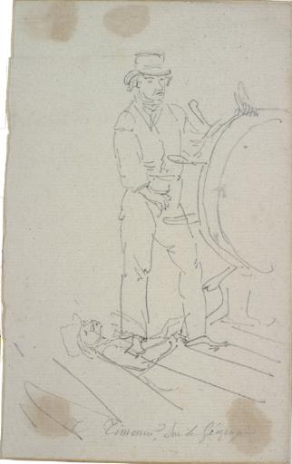 Timonier sur le Géographe, Charles Alexandre Lesueur, 1800-1804