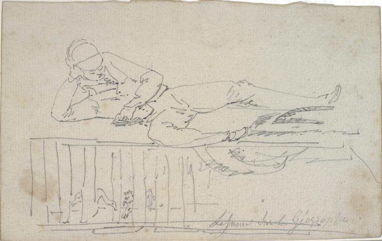 Lesueur sur le Géographe, Charles Alexandre Lesueur, 1800-1804