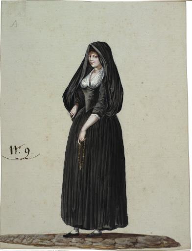 Femme de Ténériffe (Îles Canaries), Charles Alexandre Lesueur, 1800-1804