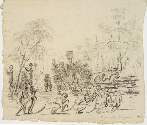 danse des kanguroos, Charles Alexandre Lesueur, 1800-1804