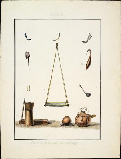 Timor - Vases et ustencils de ménage, Charles Alexandre Lesueur, 1800-1804