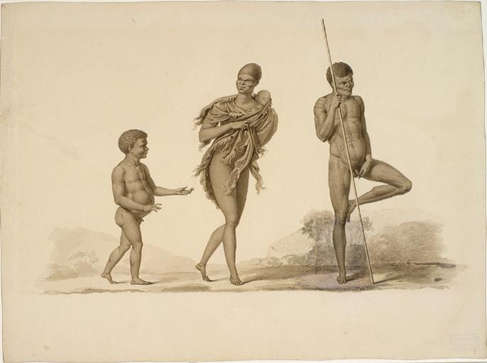 Personnages de la Terre de Diémen (Tasmanie)_0