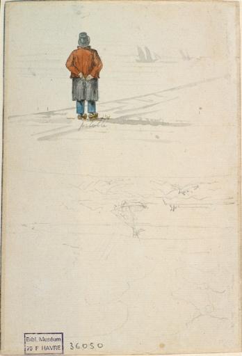 Pilotte [pilote] sur le port du Havre, Charles Alexandre Lesueur, 1808 (?),1814 (?)