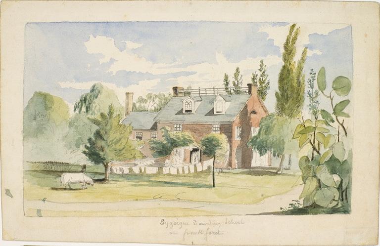 Sydoigne Boarding School at Frankford, Charles Alexandre Lesueur, 1816-1825
