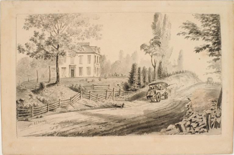 Environs de Philadelphie (Pennsylvanie), Charles Alexandre Lesueur, 1816-1825