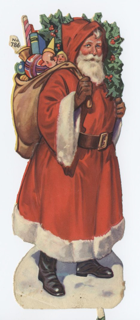 Père Noël N°786  (titre factice), 1ère moitié 20e siècle, 1ère moitié 20e siècle