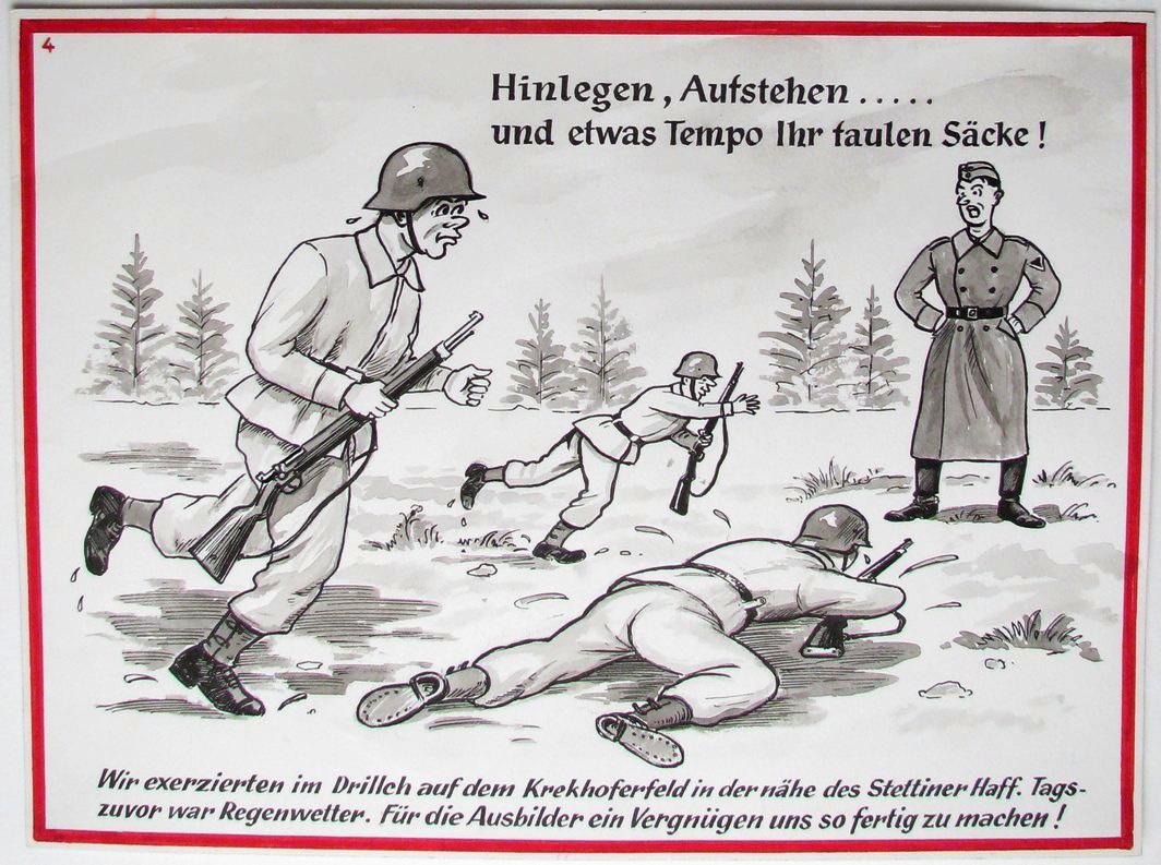 souvenir illustré d'incorporation n°4 (recopié), par Louis Klauth (titre factice), Klauth, 1960 ?,1996 ?