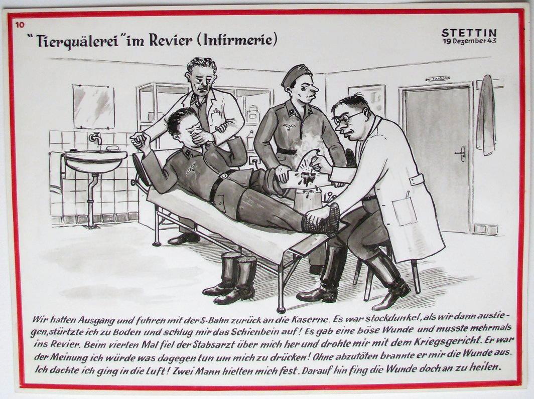 souvenir illustré d'incorporation n°10 (recopié), par Louis Klauth (titre factice), Klauth, 1960 ?,1996 ?