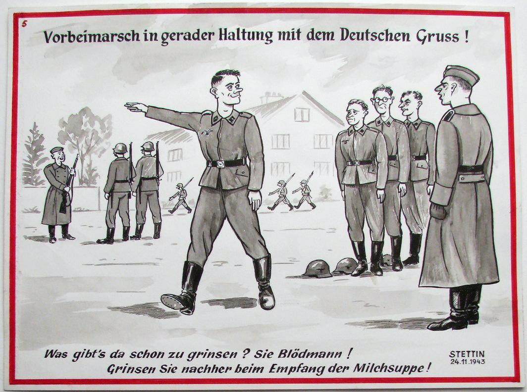 souvenir illustré d'incorporation n°5 (recopié), par Louis Klauth (titre factice), Klauth, 1960 ?,1996 ?