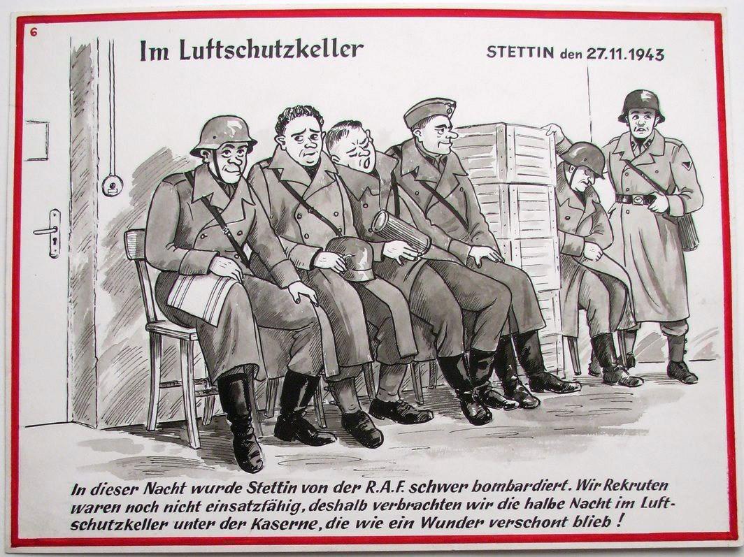 souvenir illustré d'incorporation n°6 (recopié), par Louis Klauth (titre factice), Klauth, 1960 ?,1996 ?