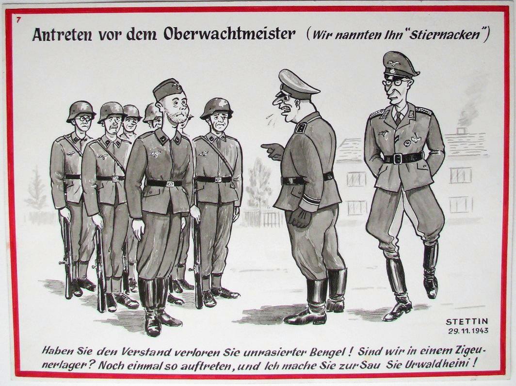 souvenir illustré d'incorporation n°7 (recopié), par Louis Klauth (titre factice), Klauth, 1960 ?,1996 ?