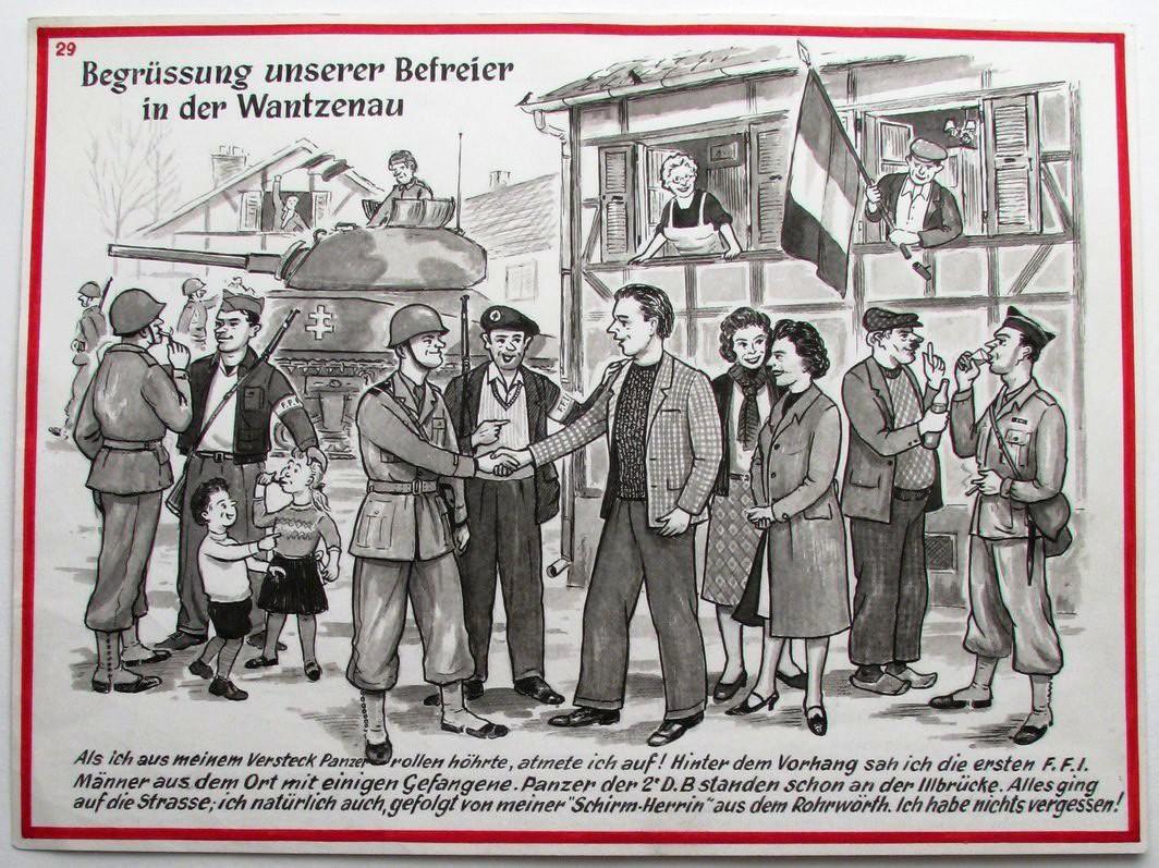 souvenir illustré d'incorporation n°29 (recopié), par Louis Klauth (titre factice), Klauth, 1960 ?,1996 ?