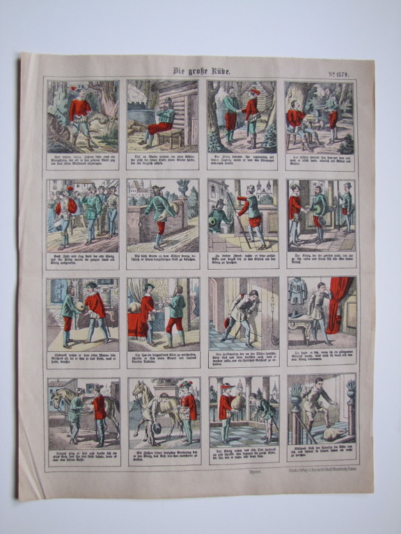 Die grosse Rübe. (titre inscrit, en allemand), 4e quart 19e siècle, 1ère moitié 20e siècle