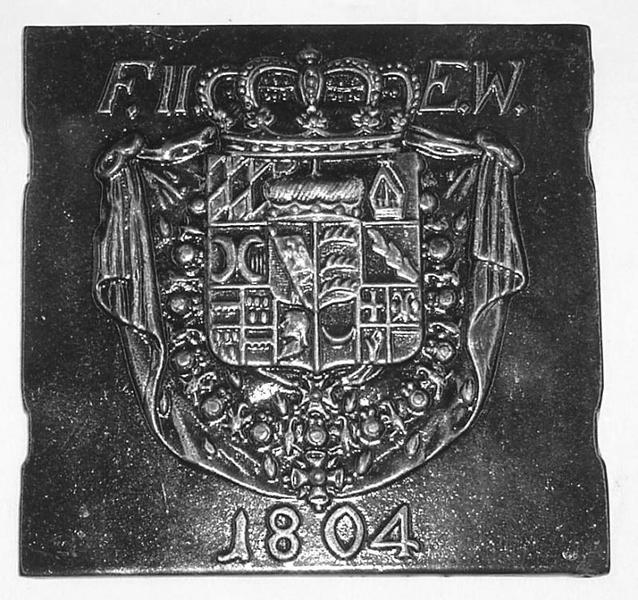 Armoirie du prince Frédéric II de Wurtemberg (titre d'usage), Halberghutte, 1982