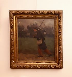 Soldat en marche, Альфред Филипп Ролль, 1887