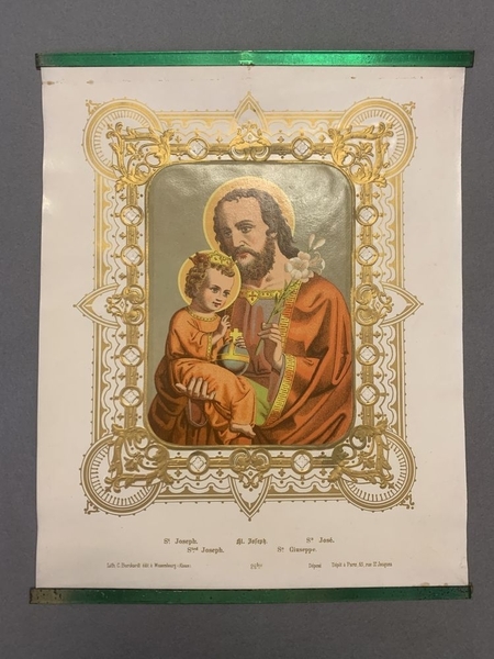 St. Joseph. (titre inscrit, français, allemand, espagnol, anglais, italien), Camille Burckardt, 1880-1888