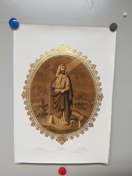 St. Isidore Patron des Cultivateurs. (titre inscrit, français, allemand, anglais)_0