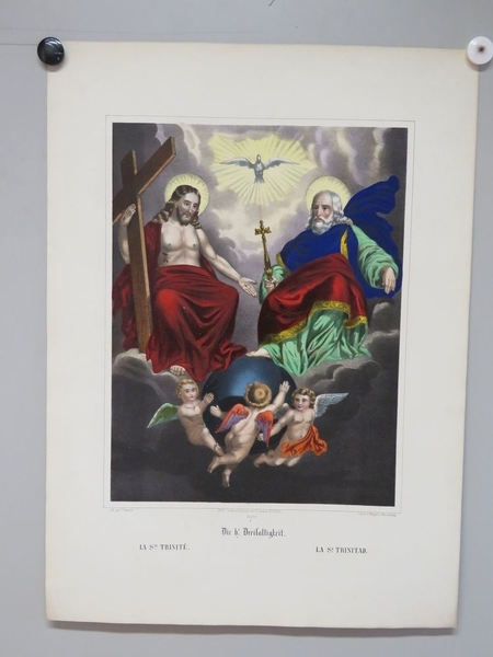 LA Ste TRINITÉ (titre inscrit, allemand, français, espagnol), P. Sevestre, 1865-1869