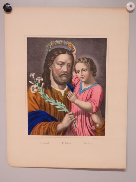 St. Joseph. (titre inscrit, français, allemand, espagnol), Camille Burckardt, 1880-1888