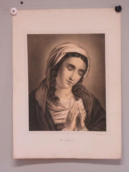 ST. MARIA. (titre inscrit, latin), L. Schneider, 1865-1869