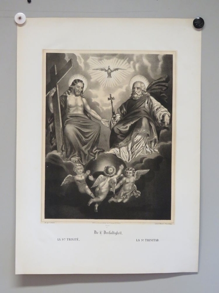 LA STE. TRINITE. (titre inscrit, allemand, français, espagnol), P. Sevestre, 1865-1869