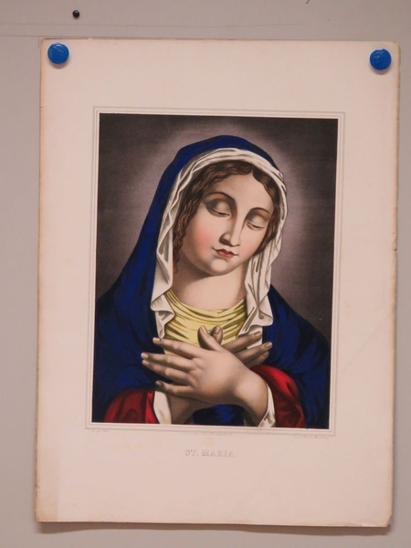 ST. MARIA. (titre inscrit, latin), J. Mohr, 1865-1869