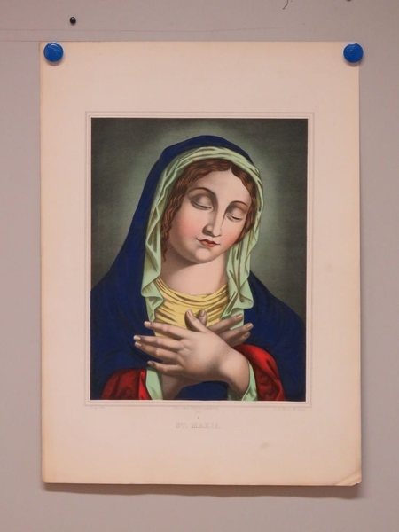 ST. MARIA. (titre inscrit, latin), J. Mohr, 1865-1869