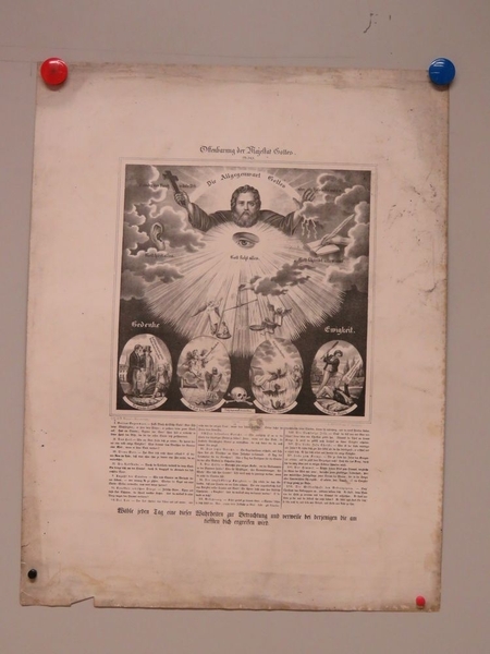 Offenbarung der Majestät Gottes. (titre inscrit, allemand) Révélation de la Majesté de Dieu. (titre traduit), Jean Frédéric Wentzel, 1865-1869
