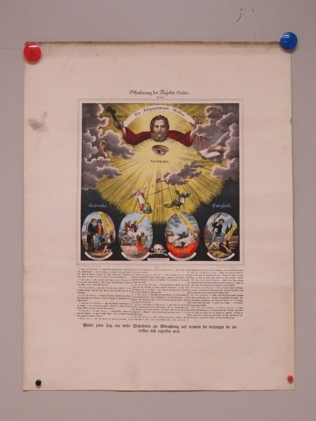 Offenbarung der Majestät Gottes. (titre inscrit, allemand) Révélation de la Majesté de Dieu. (titre traduit), Jean Frédéric Wentzel, 1865-1869