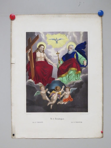 La Ste. Trinité. (titre inscrit, français, allemand, espagnol), P. Sevestre, 1865-1869