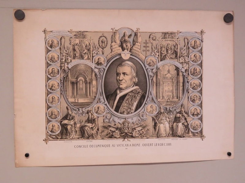 CONCILE OECUMÉNIQUE AU VATICAN A ROME, OUVERT LE 8 DÉC. 1869.  (titre inscrit, français)_0