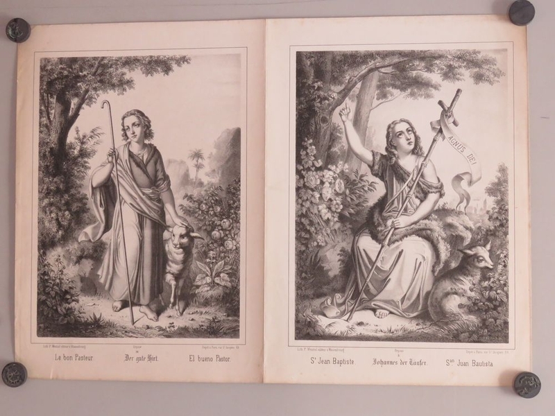 Le bon Pasteur. / St. Jean Baptiste. (titre inscrit, français, allemand, espagnol)_0