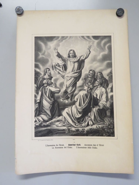 L'ascension du Christ. (titre inscrit, français, allemand, anglais, espagnol, italien)_0