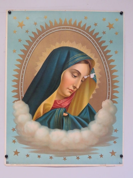 MATER DOLOROSA. (titre inscrit, latin), Fridolin Leiber, 2e moitié 19e siècle
