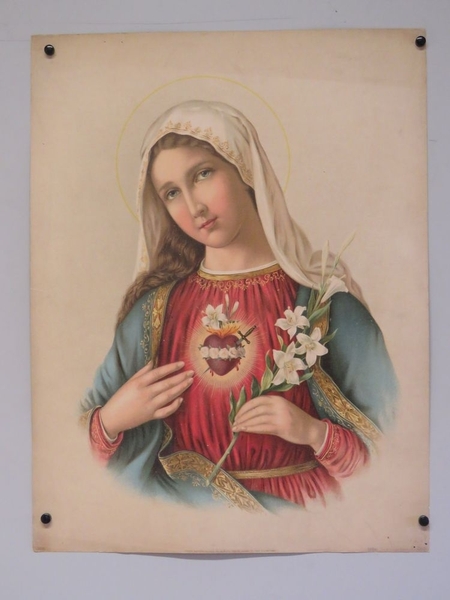 Le sacré coeur de la Vierge Marie.  (titre factice), R. Halm, 1899