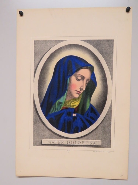 MATER DOLOROSA (titre inscrit, latin), Camille Burckardt, 1880-1888