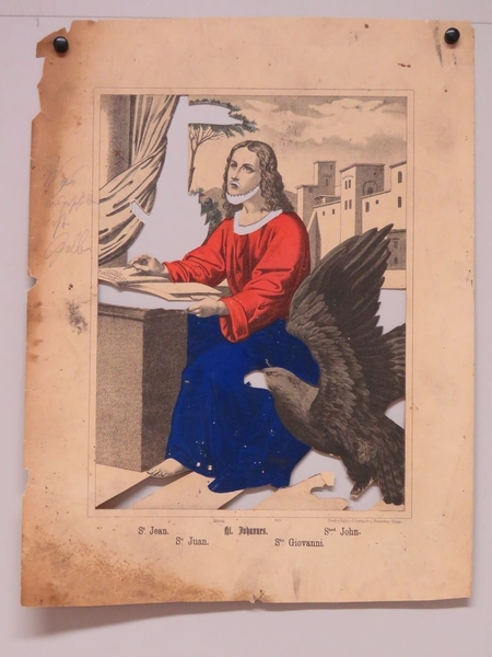 St. Jean. (titre inscrit, français, allemand, anglais, espagnol, italien), Camille Burckardt, 1880-1888