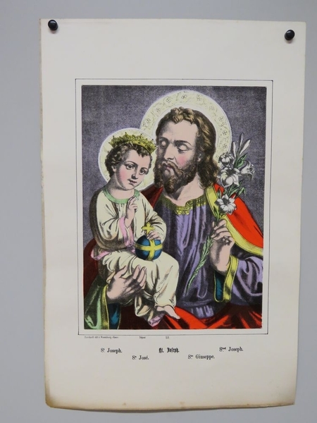 St. Joseph. (titre inscrit, français, allemand, anglais, espagnol, italien), Camille Burckardt, 1880-1888