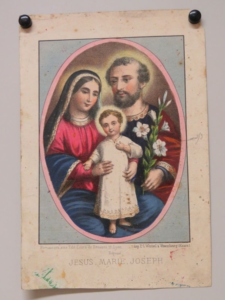 JESUS, MARIE, JOSEPH. (titre inscrit, français), Aîné Bernasconi, 1869-1880