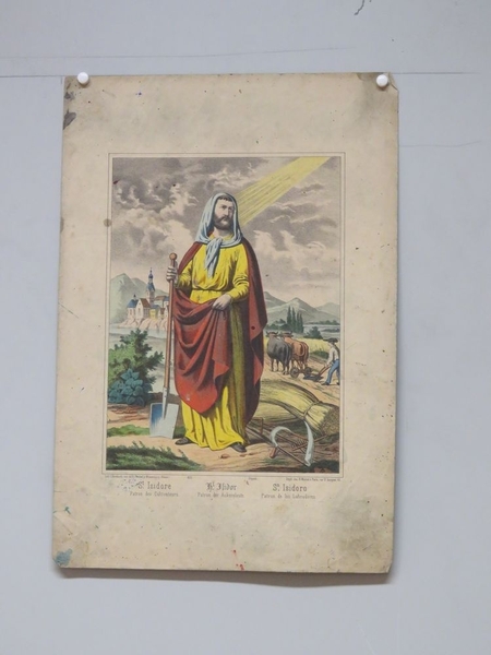 St. Isidore Patron des Cultivateurs. (titre inscrit, français, allemand, espagnol)_0