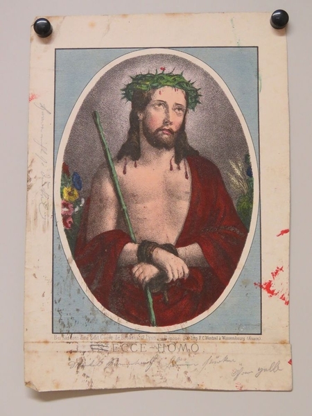ECCE HOMO. (titre inscrit, latin), Aîné Bernasconi, 1869-1880