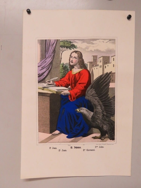 St. Jean. (titre inscrit, français, allemand, anglais, espagnol, italien), Camille Burckardt, 1880-1888
