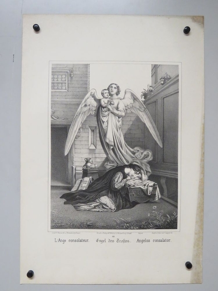 L'ange consolateur. (titre inscrit, français, allemand, espagnol)_0