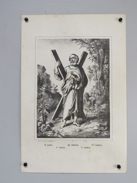 St. André. (titre inscrit, français, allemand, anglais, espagol, italien), Camille Burckardt, 1880-1888