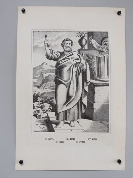 St. Pierre. (titre inscrit, français, allemand, anglais, espagnol, italien), Charles successeurs Burckardt, 1869-1880