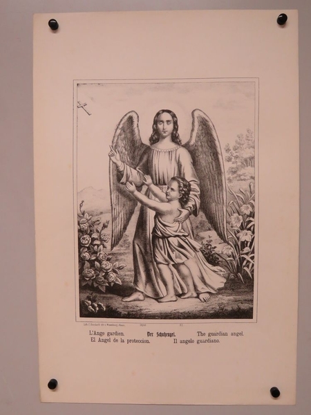 L'Ange gardien. (titre inscrit, français, allemand, anglais, espagnol, italien)_0