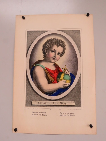 Sauveur du Monde. (titre inscrit, allemand, français, anglais, espagnol, italien), Camille Burckardt, 1880-1888