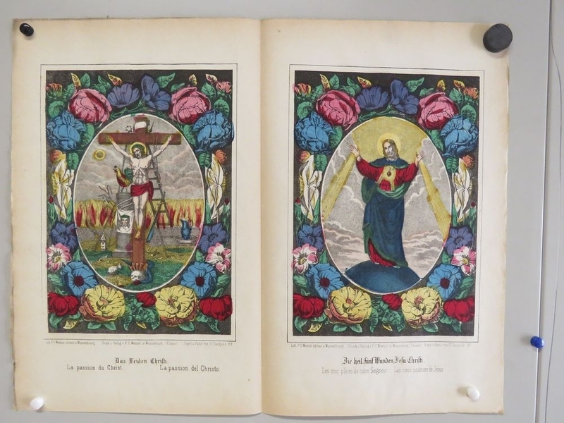 La passion du Christ. / Les cinq plaies de notre Seigneur. (titre inscrit, allemand, français, espagnol)_0